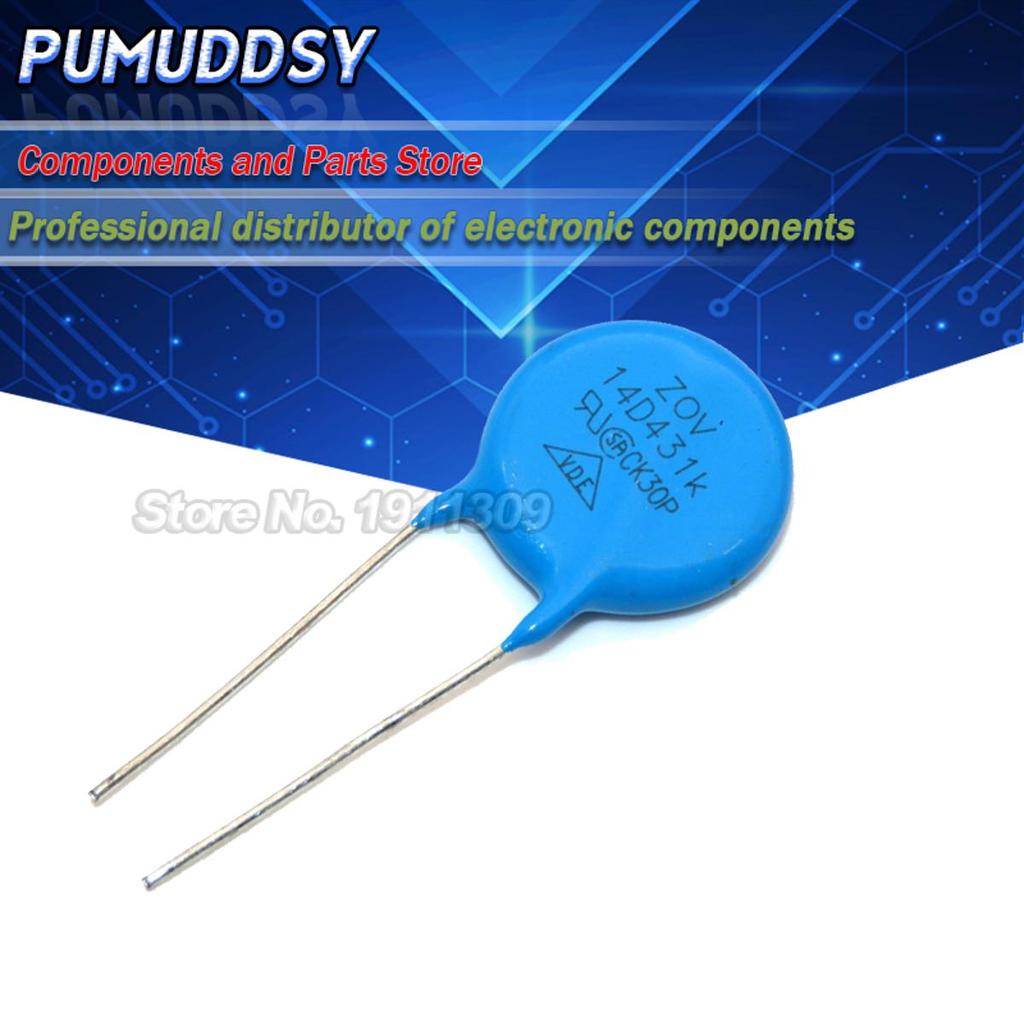 10 ชิ้น วาร์สเทอร์ 14D431K 430V piezoresistor 14D431