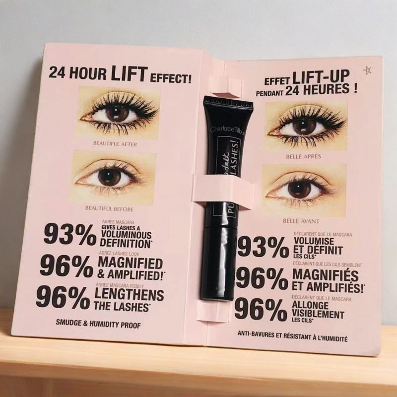 Original CT Charlotte Talk Straw Talk Pillow Words Volumizing Long Curling Mascara 1.5mlL4-28-1