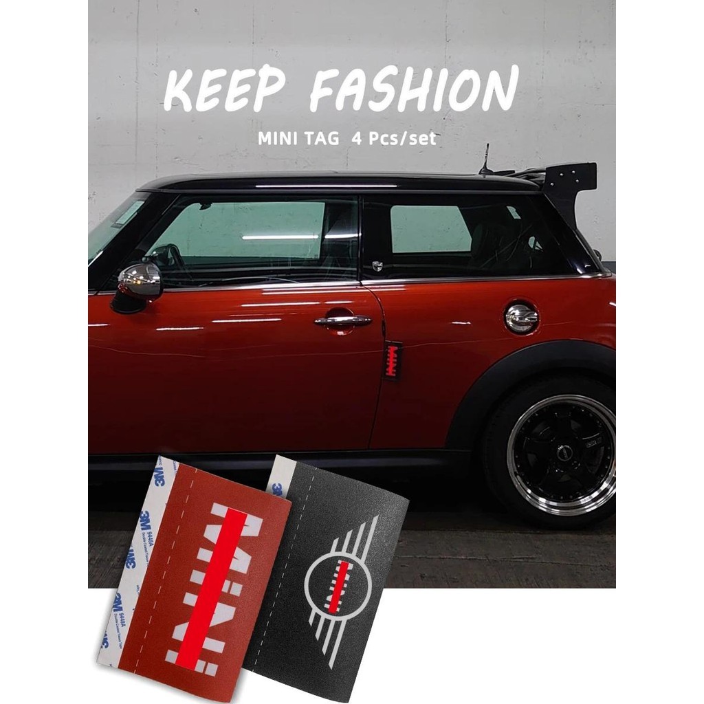 MINI TAG สติกเกอร์วัสดุคุณภาพสูงสติกเกอร์ประตูสําหรับ mini cooper R50 R53 R56 R56 R60 F56 F55