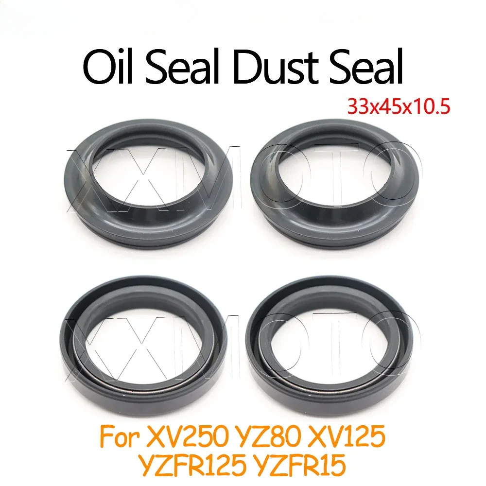 สําหรับ Kawasaki Yamaha XV250 YZ80 XV125 YZFR125 YZFR15 YZF R125 R15 33x45x10.5 33 45 10.5 ซีลน้ํามั