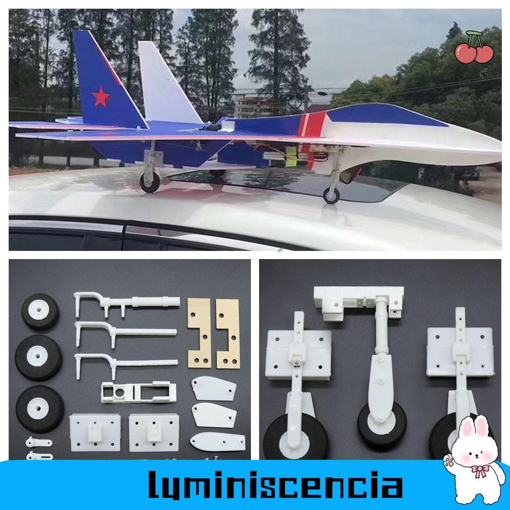 LUMINESCIA RC เครื่องบิน Landing Gear, KT Board DIY SU27 Assembly Kit, ของเล่นปีกคงที่เครื่องบินน้ํา