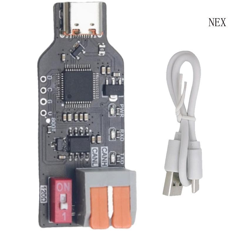 NEX Socketcan รองรับอะแดปเตอร์ USB CAN Bus CANABLE ตัวรับส่งสัญญาณสําหรับ PCAN