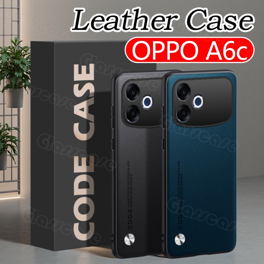 ปลอกสําหรับ OPPO A6c A6s A6 A6x A6t A6tPro A6Pro OPPOA6c OPPOA6s 4G 5G 2026 หนังผิวธรรมดาเคสโทรศัพท์เนื้อซิลิโคนอ่อนนุ่มกันกระแทกปลอกป้องกันรอยขีดข่วนปกหลัง