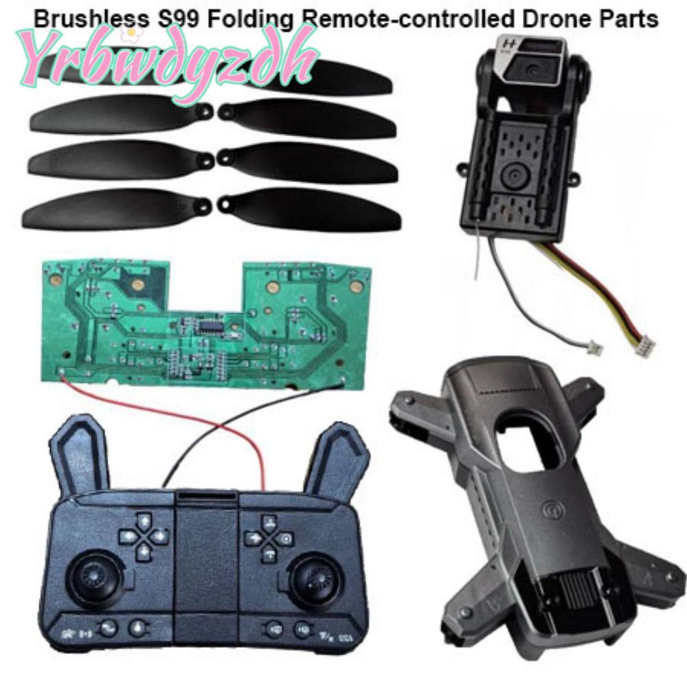 YRBWDYZDH ใบพัดไร้แปรง S99, 10 รูปแบบสีดําพับรีโมทคอนโทรล Drone Parts, Universal รีโมทคอนโทรลอุปกรณ์