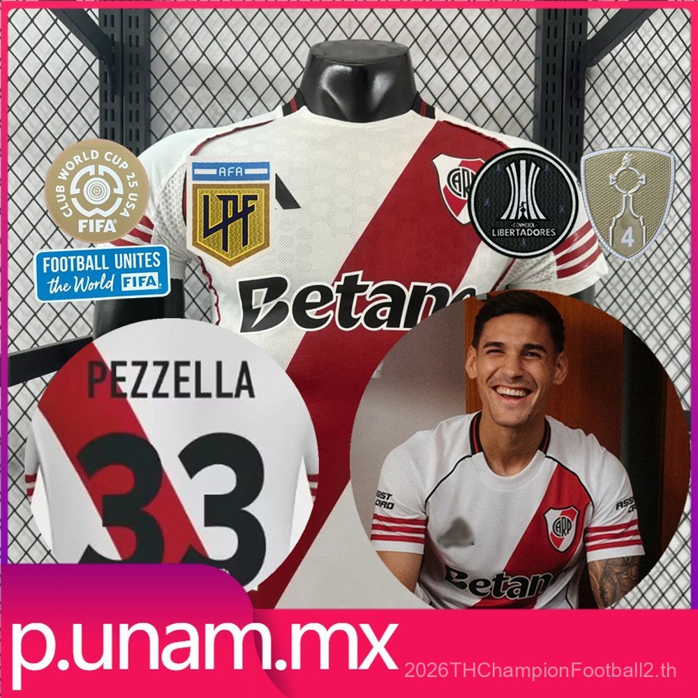 Player Version SSS+2025-26 Jersey River Plate Local Player Version Jersey