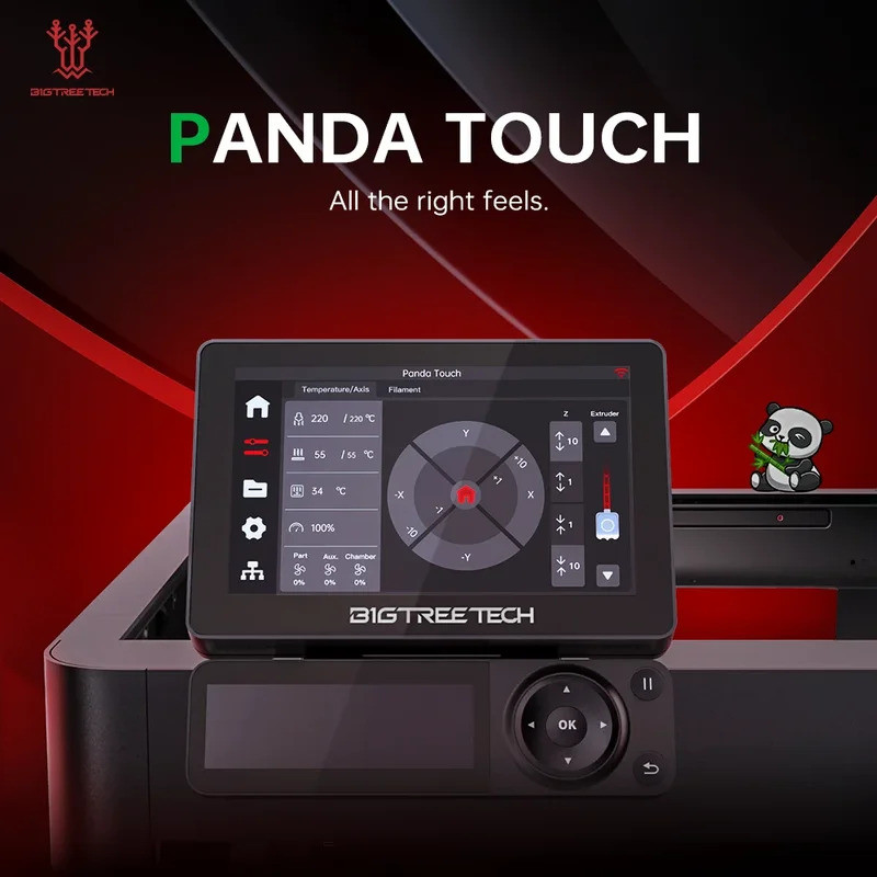 HB BIGTREETECH Panda หน้าจอสัมผัส 5 จอแสดงผลสําหรับ Bambu Lab X1 P1 Plug & Play Custom UX & UI Multi