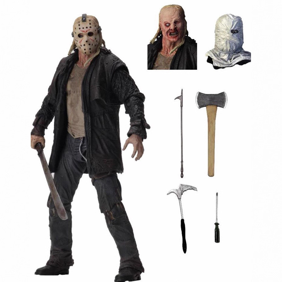2026 สินค้าใหม่ แบล็คฟรายเดย์ เบอร์ 13 2009 Jason Jason Deluxe Edition 23cm Joint Movable Doll Figur