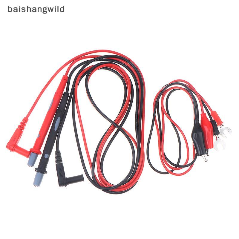 Bwth Multi-Functional ที่ถอดออกได้เคล็ดลับพิเศษ 1000V 20A Gold-plated Multimeter Probe, เปลี่ยน Pin 