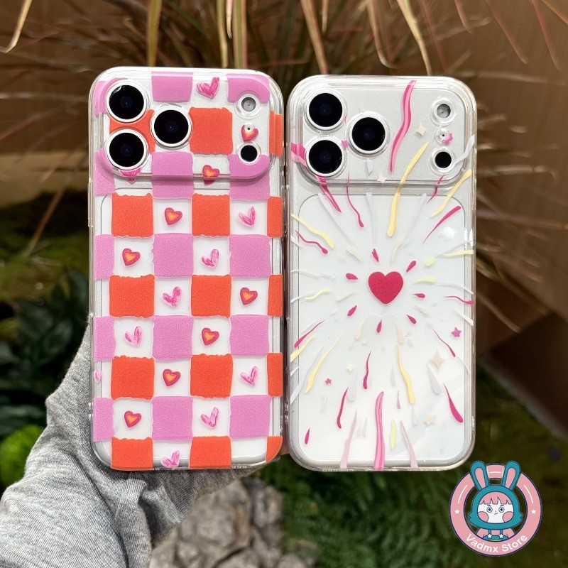 Love Heart สําหรับ Realme 5 5i 5s 3 Q5 Q3 Q2 Pro Q5i Q3i 5G Q2i Q P3X P3 Pro P1 Neo7x ฝาครอบน่ารักกา