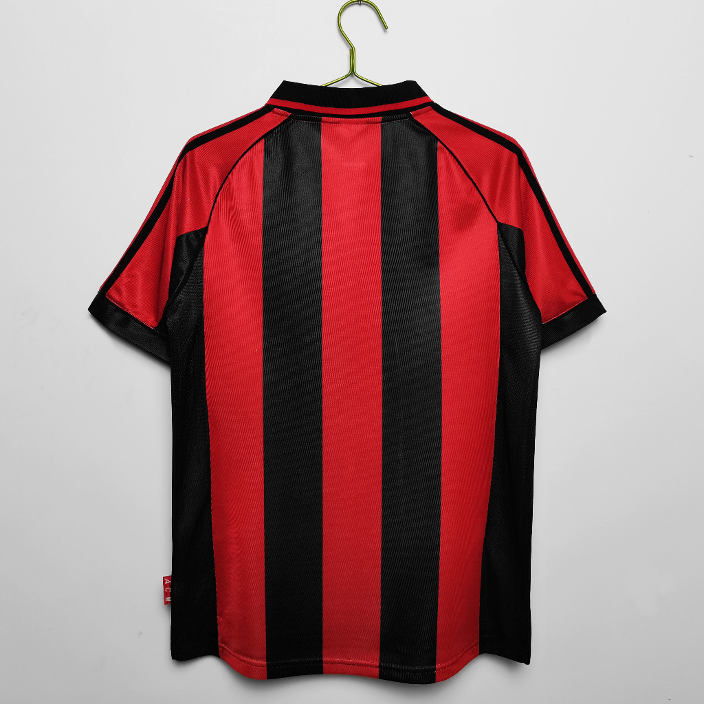 #AM 98-99 Home Retro Soccer Jersey Football #SHEVCHENKO #MALDINI