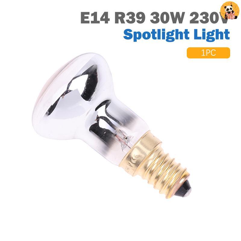 [CO] 1 ชิ้นเปลี่ยนโคมไฟลาวา E14 R39 30W 230V Spotlight สกรูในหลอดไฟ Clear Reflector Spot หลอดไฟ Moti