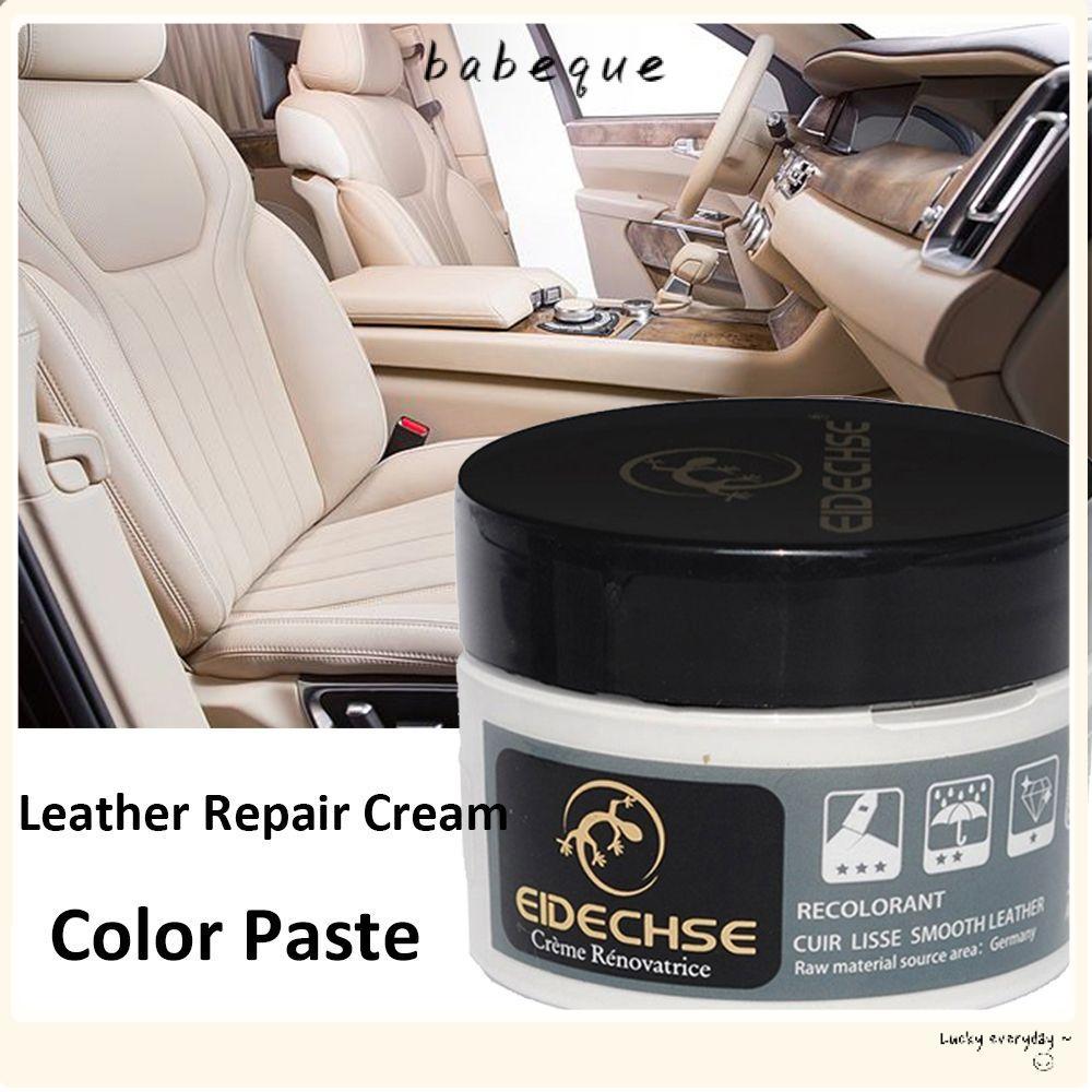 ครีมซ่อมแซมหนัง BARBEQUE 50ml สำหรับซ่อมแซมสีและสภาพหนัง ใช้งานได้ดีกับเบาะรถยนต์และโซฟา