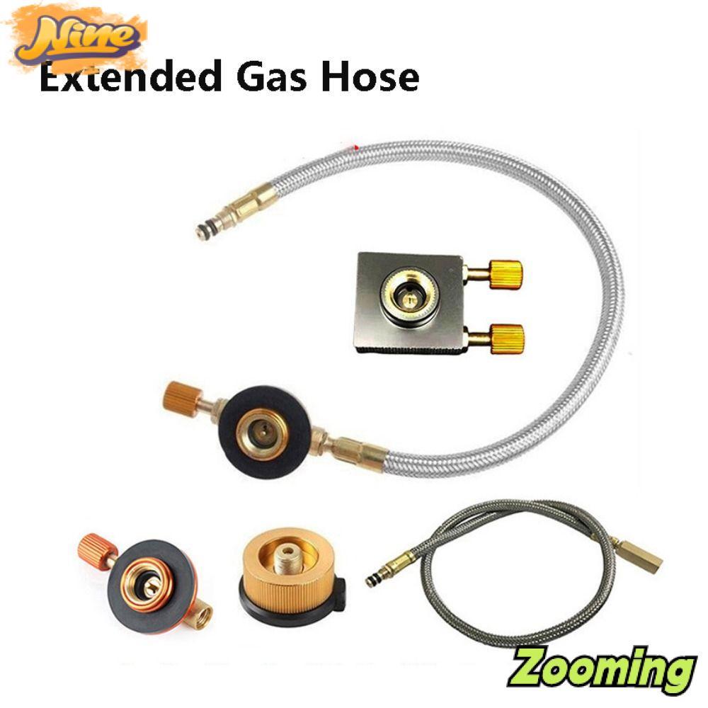 Adapter และท่อขยายแก๊สสำหรับเตา propane ปรับแต่งวาล์วและเพิ่มความยาวท่อได้อย่างสะดวก