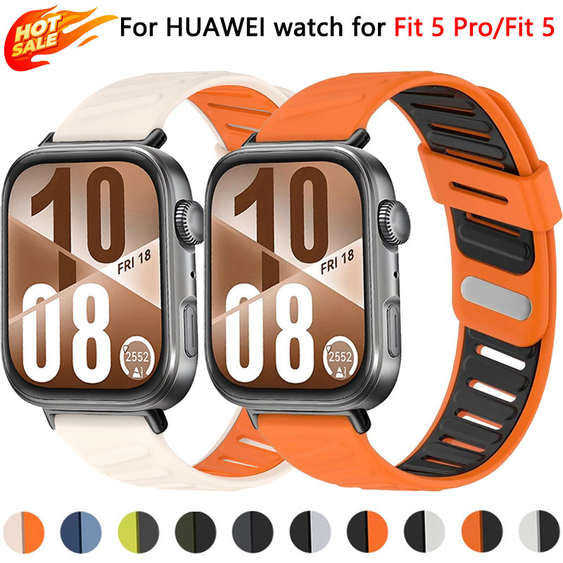 สายรัดแม่เหล็กทูโทน สําหรับ Huawei Watch Fit 5/Fit 5 Pro/Fit 4 Pro/Fit 4/Fit 3/Fit 3 Pro