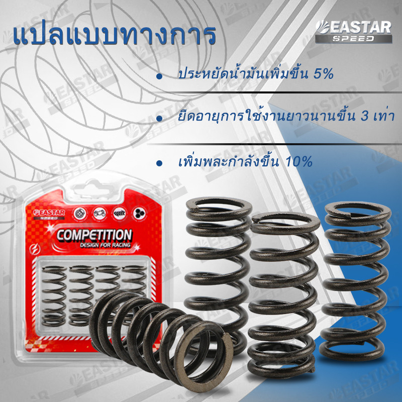 สปริงวาลว์ 4v Lead Giorno Pcx160 สปริงแต่ง4วาล์ว