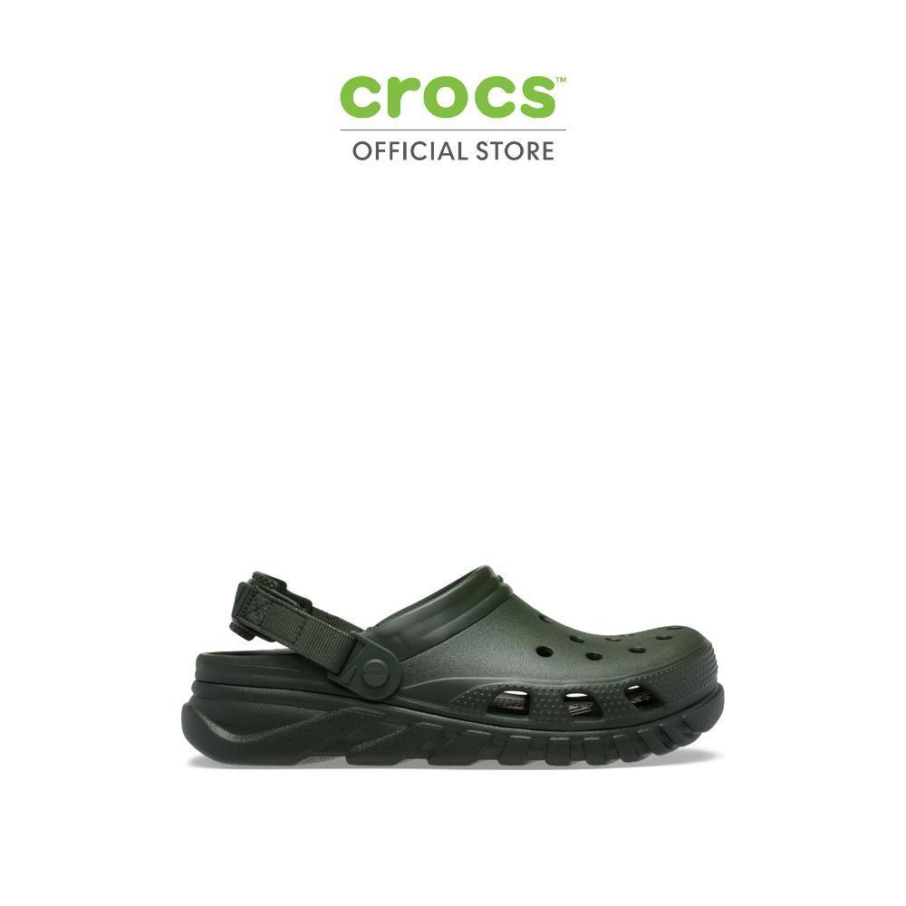 CROCS รองเท้าลำลองผู้ใหญ่ DUET MAX II CLOG - FIELD GREEN