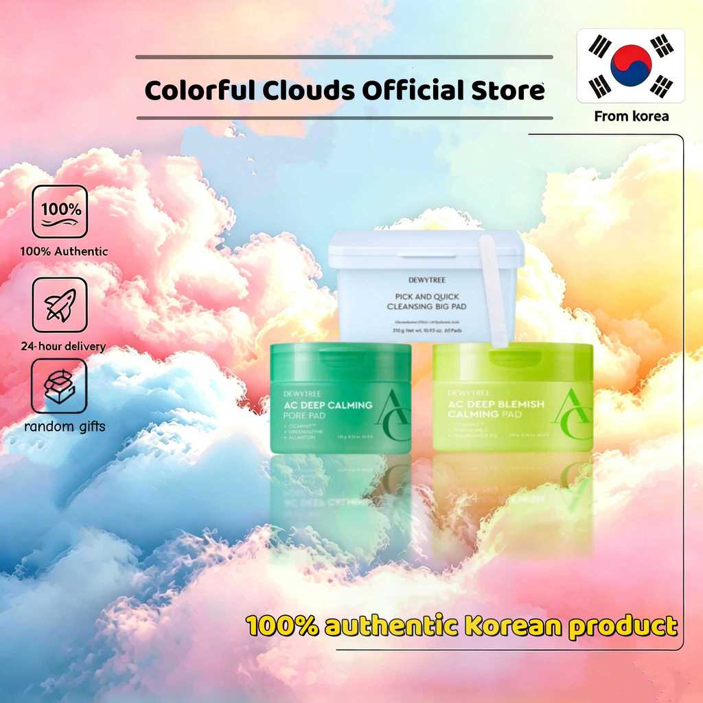 [DEWYTREE] Quick Cleansing Big Pads 60EA/Vitamin Glow double pad 100ea/Calming Pull DOUBLE PAD 100ea
