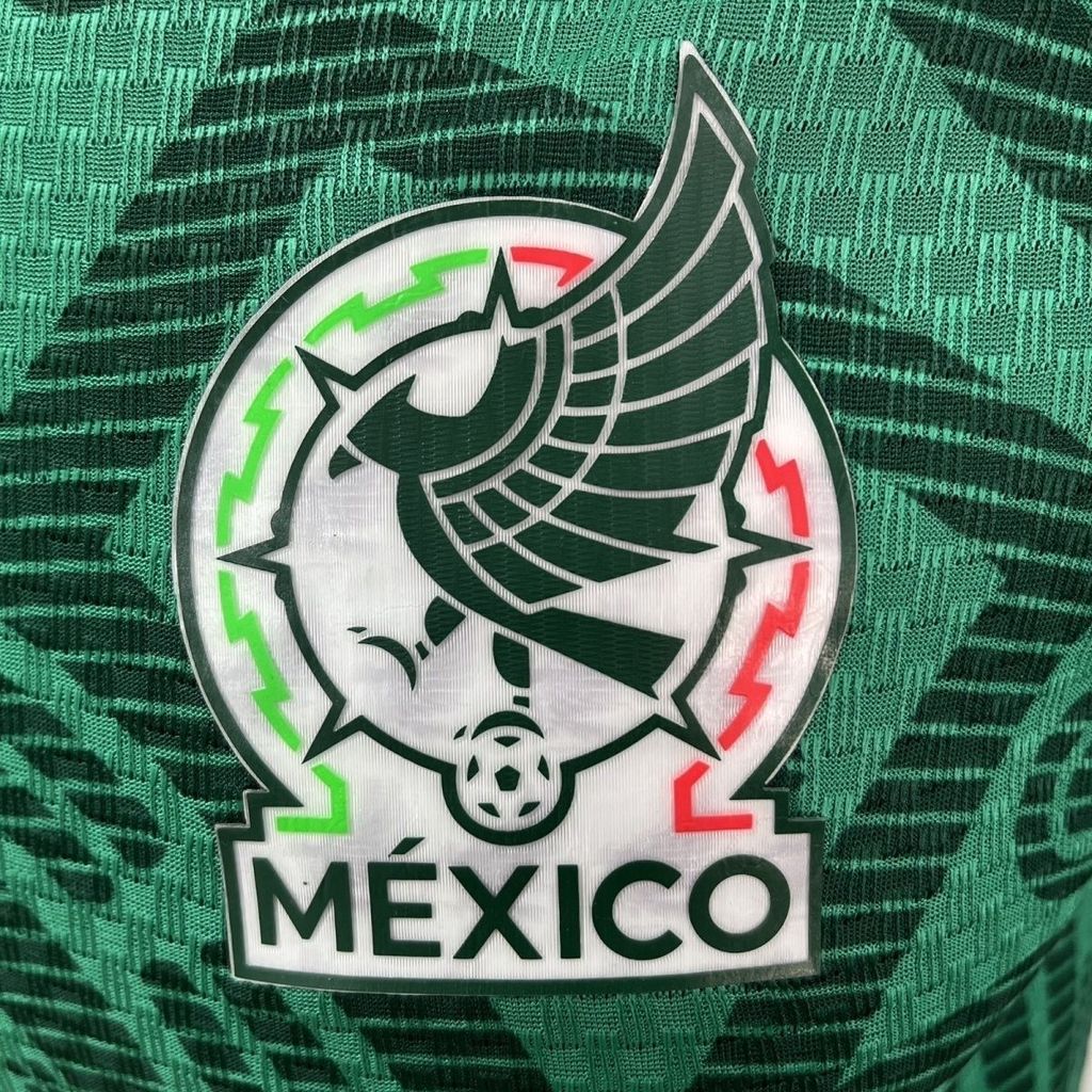 WMGFZ1314 2026 World Cup Mexico Home National Team Player Version Short-Sleeved Jersey Football Jers