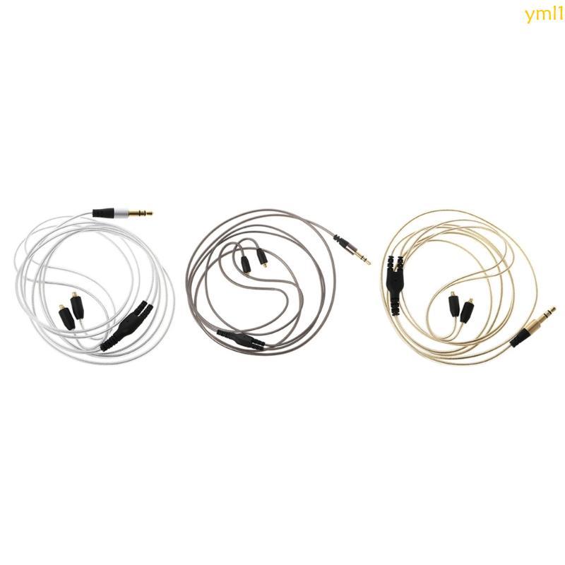 Yml1 ชุดหูฟังสําหรับเล่นเกมสายชุดหูฟังสายไฟสําหรับ SE215 SE315 SE535 SE846