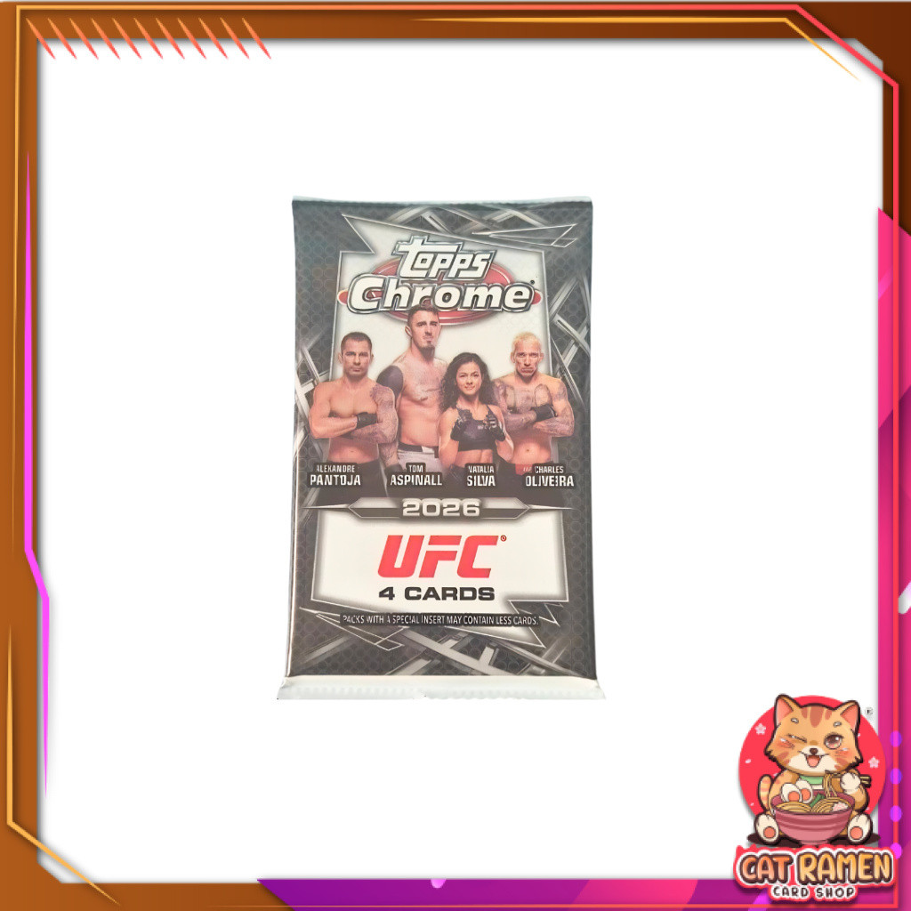 [ 1 ซอง ] พร้อมส่ง! Topps Chrome UFC 2026 Value Pack (p3)