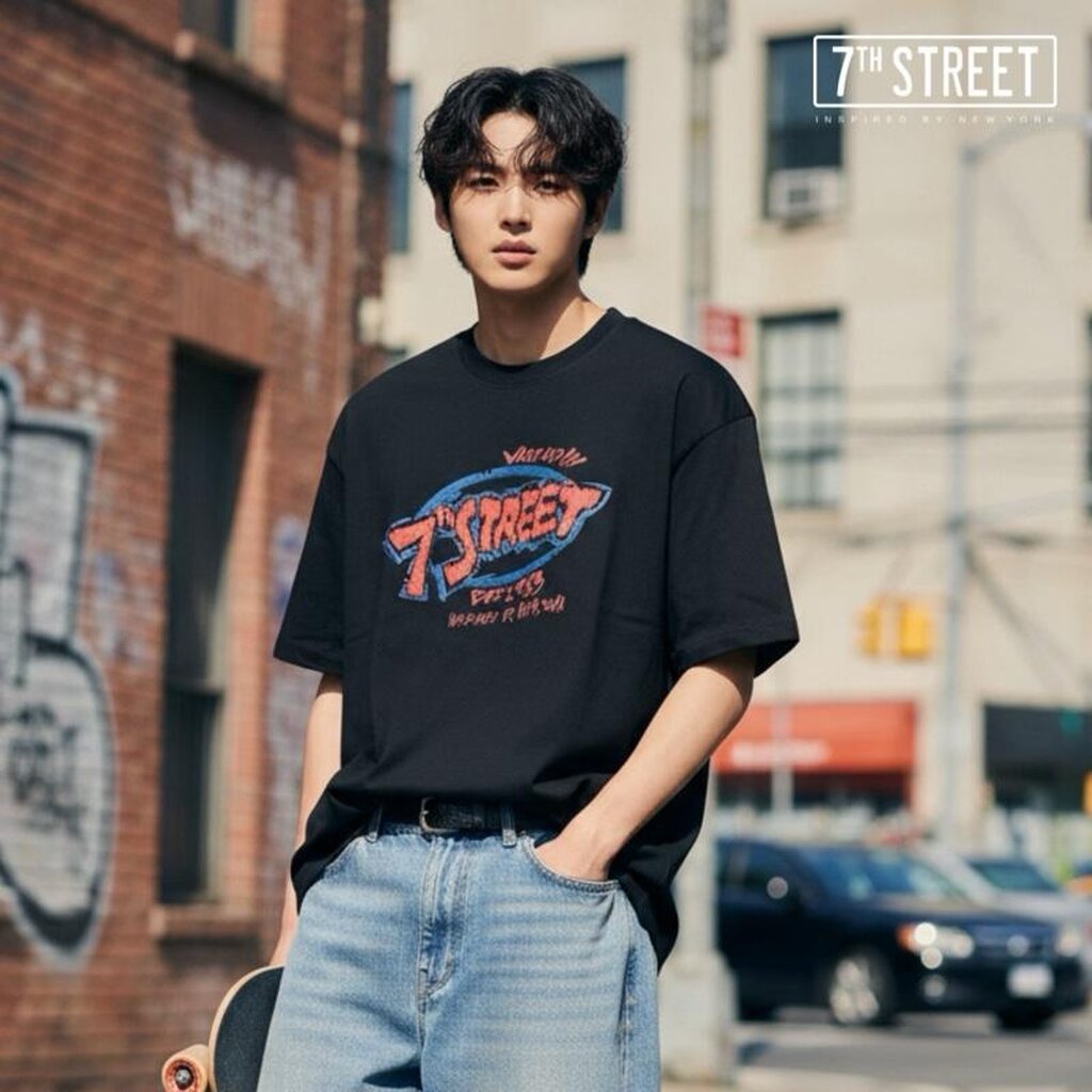เสื้อโอเวอร์ไซส์ 7th Street ผ้า Cotton เบอร์ 20 เส้นใยcotton100% ระบายความร้อนดีมาก ผ้าหนาอยู่ทรง แพทเทิร์นสไตล์ยุค90...