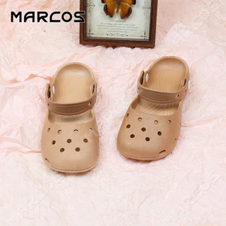 MARCOS รองเท้าหัวโตผู้หญิง แบบรัดส้นดีไซน์สวย วัสดุ EVA คุณภาพดี พื้นหนานุ่ม รองรับส้นเท้า กันลื่น ทนทานใช้งานยาวนาน #05