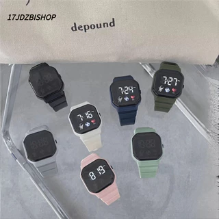 17JDZBISHOP นาฬิกาดิจิตอล LED,กันน้ํา Spaceman เด็กนาฬิกาสปอร์ต,สูง Qulaity สายซิลิโคนแฟชั่นนาฬิกาข้อมืออิเล็กทรอนิกส์ผู้ชายผู้หญิงนักเรียน
