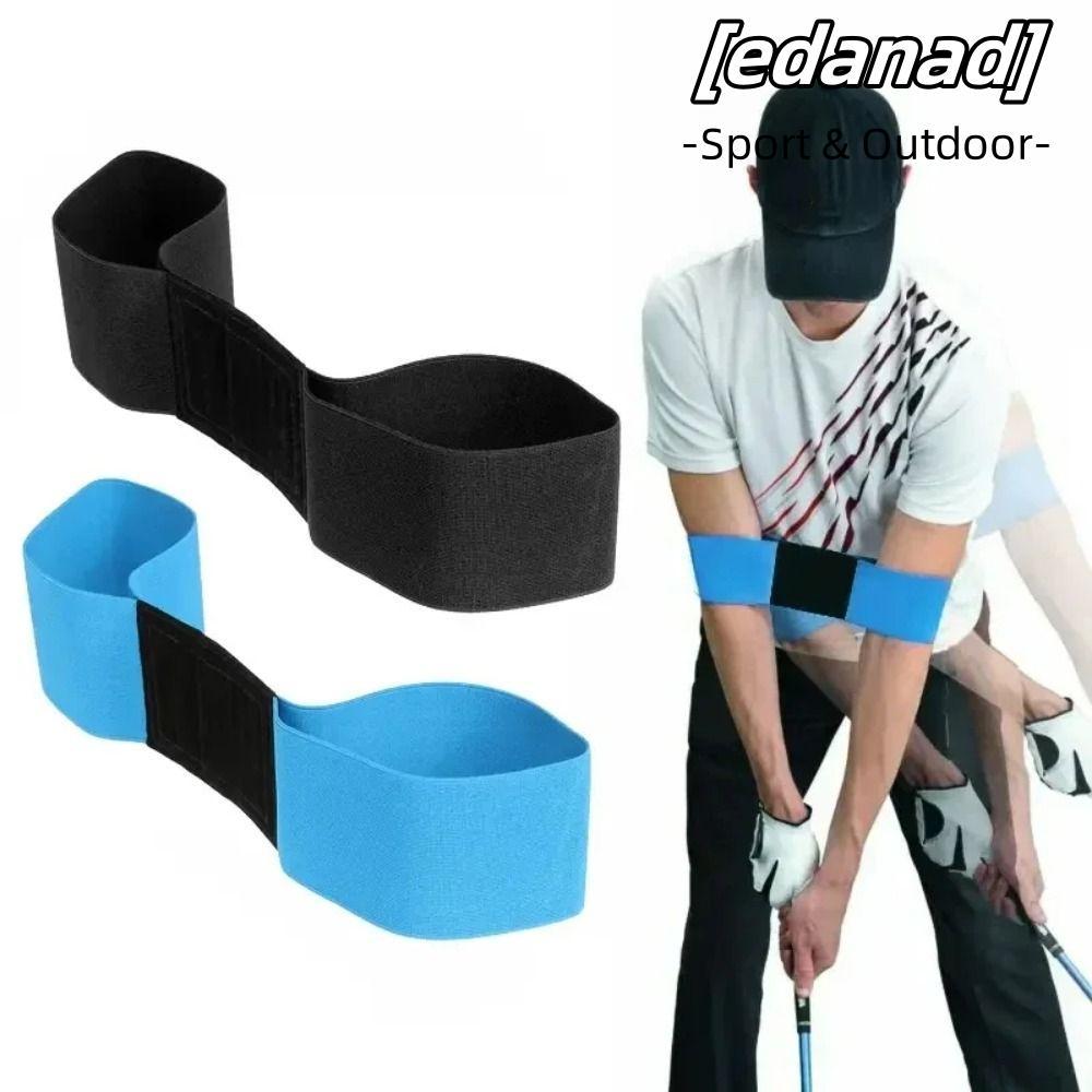 EDANAD Golf Swing Trainer Aid, Breathable ปรับ Golf Swing Correcting, แบบพกพาเปลี่ยน Elastic Golf Sw