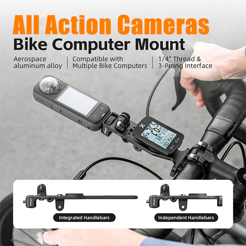 ขยาย Out-Front Mount จักรยาน Handlebar Bracket จักรยาน Speedometer Bracket สําหรับ Dji GoPro Insta360 อุปกรณ์เสริมสําหรับกล้อง