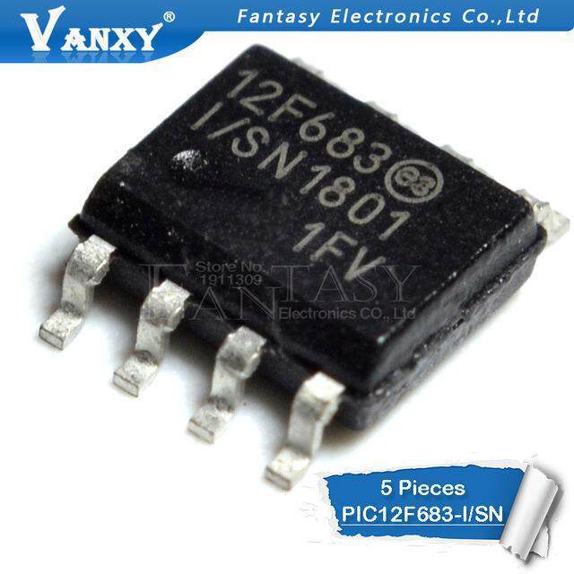 5PCS PIC12F683-I/SN SOP8 PIC12F683-I SOP PIC12F683 SMD 12F683 SOP-8 ใหม่และ IC