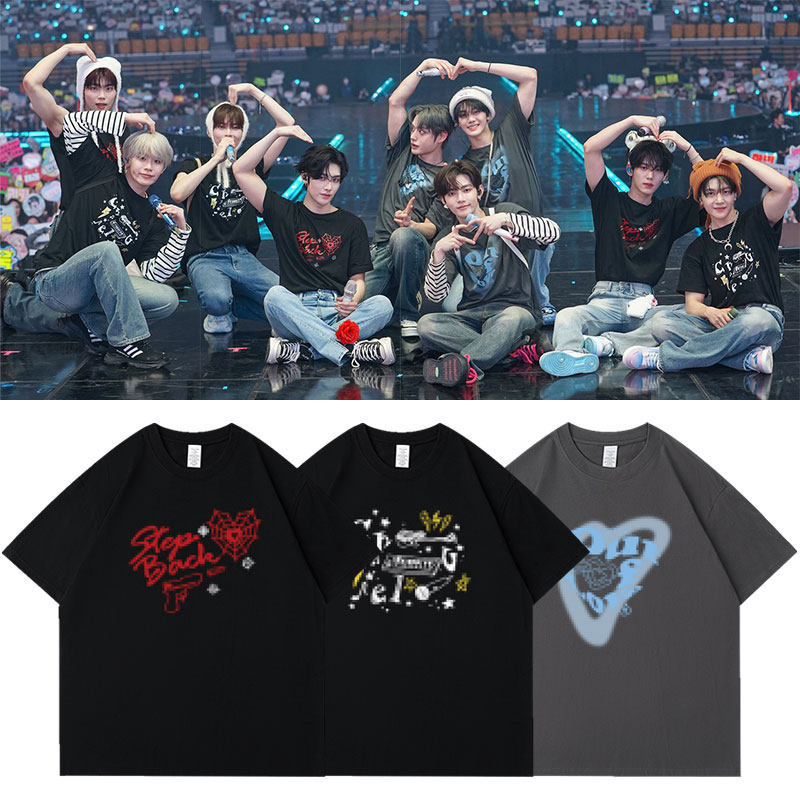 โดยรอบ2025zb1fm เสื้อเชิ้ตแขนสั้น เสื้อผ้ากีฬาที่ได้รับการรับรองจากคนดัง t สินค้าคอนเสิร์ตพร้อมลายพิ