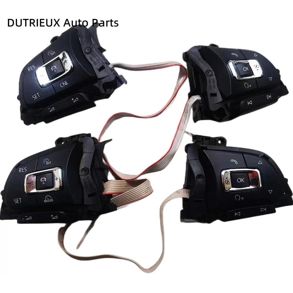 5G0 959 442K 5G0 959 442R พร้อม ACC OEM ปุ่มพวงมาลัยสําหรับ GolfA7 E-Golf Carfter Arteon GolfVariant
