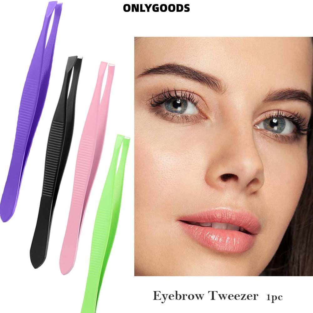 ONLYGOODS Eyebrow Tweezer Beauty เครื่องตัดคิ้วสแตนเลส