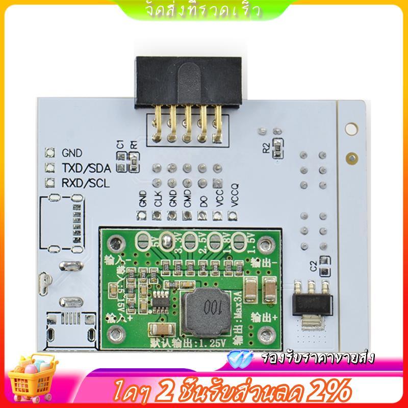 RT809H อะแดปเตอร์โปรแกรมเมอร์ EMMC ISP สําหรับคลิปทดสอบการเขียนอย่างรวดเร็วอ่านความเร็วเครื่องคิดเลข