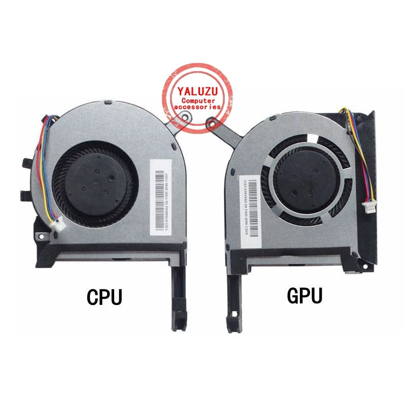 แล็ปท็อปใหม่ CPU GPU พัดลมระบายความร้อนสําหรับ ASUS FX95 FX95D FX95G FX96 FX506 FX506H/HE FX506LU FX