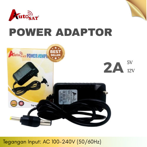 2A 5V, 12V JACK T AUTOSAT ADAPTER / ORIGINAL AUTOSAT DC CHARGER ADAPTER