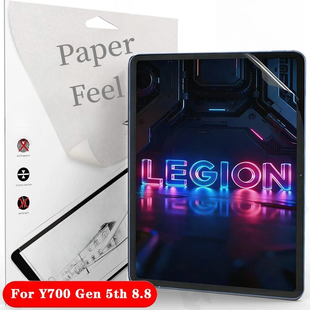 กระดาษเช่นฟิล์มป้องกันหน้าจอฟิล์ม Matte สําหรับ Lenovo Legion Y700 Gen 5 5th 8.8 นิ้ว 2026 Legion Y7