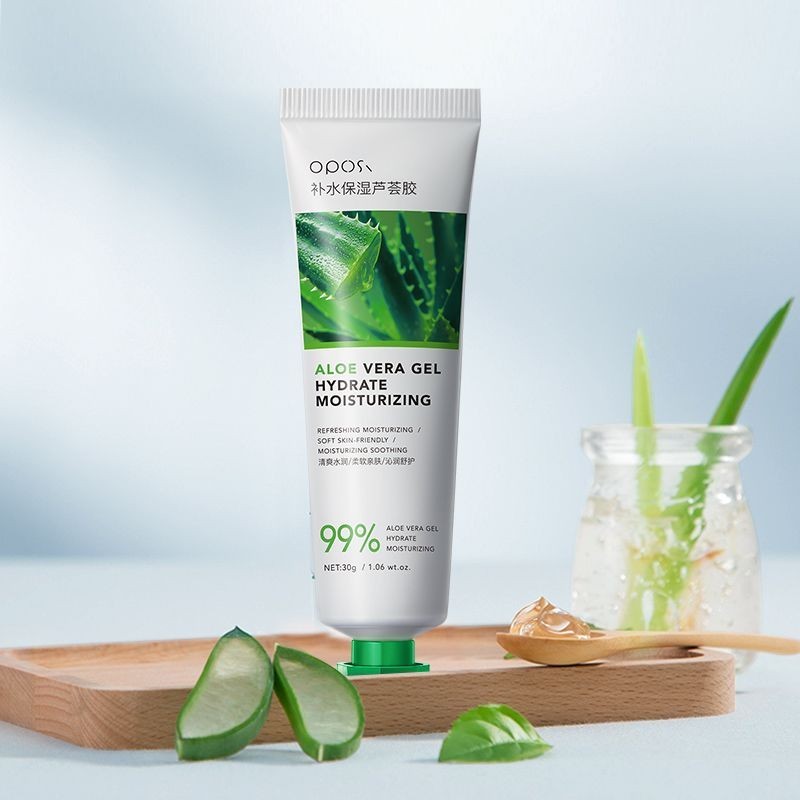 OPOSI Aloe Vera Gel Hydrating Moisturizing Cream Oil Control Moisturizing Anti-Drying หยาบ Aloe Vera
