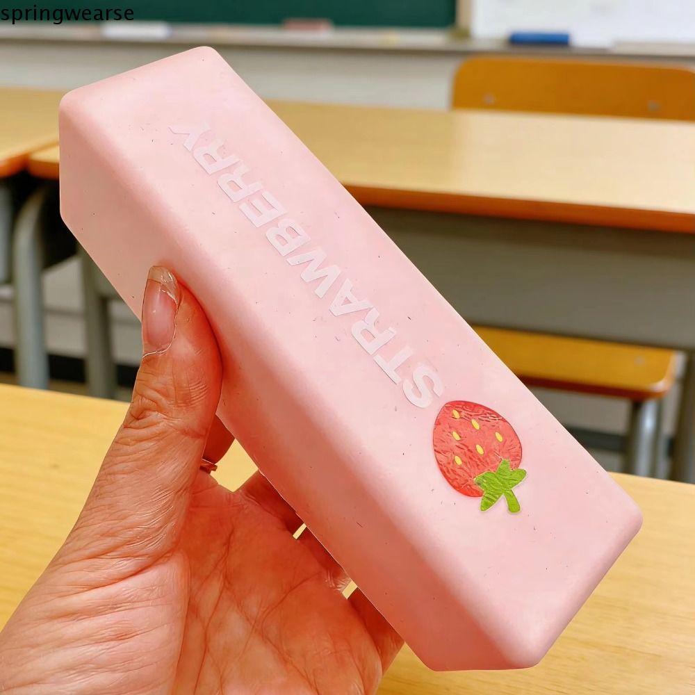 SPRINGWEAR ช้า Rebound บีบของเล่น, Release Hand Sensory Chocolate Stick บีบของเล่น,แบบพกพาผ่อนคลายของขวัญยืดยืดหยุ่นสมจริง Strawberry Sticks สําหรับ
