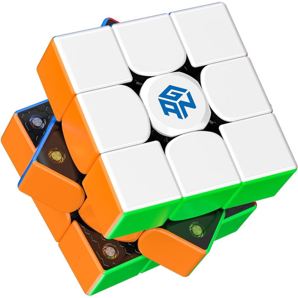 GAN 356 M, Speed Cube 3x3 Magnetic Speedcube Stickerless 356M Fidget ของเล่นสําหรับเด็กผู้ใหญ่, ไม่ม
