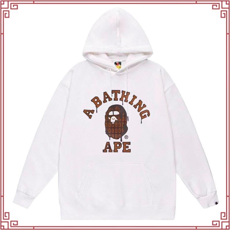 BAPE Big Ape Head Camo เสื้อฮู้ดผู้ใหญ่ – BAPE เสื้อฮู้ดโลโก้ลิงป่าพรางขนแกะผ้าฝ้ายหนาอบอุ่น