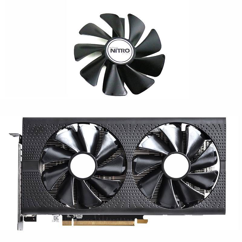 CF1015H12D พัดลมระบายความร้อนสําหรับ Radeon RX470 480 570 580 RX580 RX480 NITRO Gaming GPU