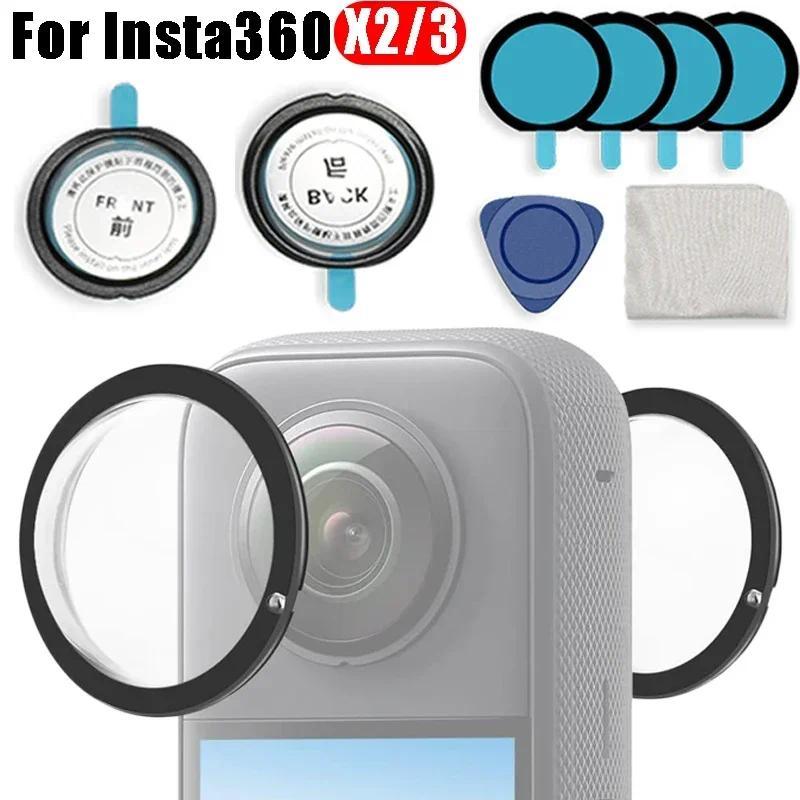 PC ป้องกันหมวกเลนส์ Guards Protector สําหรับ Insta 360 ONE X 3 Action อุปกรณ์เสริมสําหรับกล้องเลนส์ Guard Caps สําหรับ Insta360 X2 X3