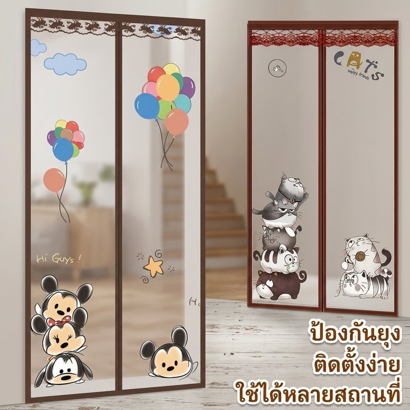 หน้าจอประตูยุงแม่เหล็กติดตั้งง่ายตาข่ายระบายอากาศห้องนอนห้องครัวห้องน้ําใช้ในบ้าน