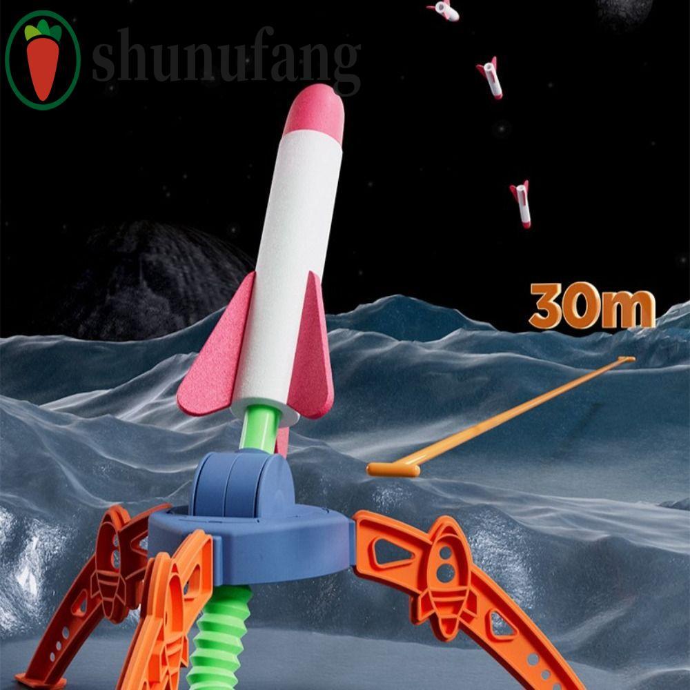 UNUF Rocket Launcher, โฟมปั๊มเท้า Stomp Rocket ของเล่น, เกมแบบโต้ตอบ Luminous กรีฑาพลาสติกเด็กชาย