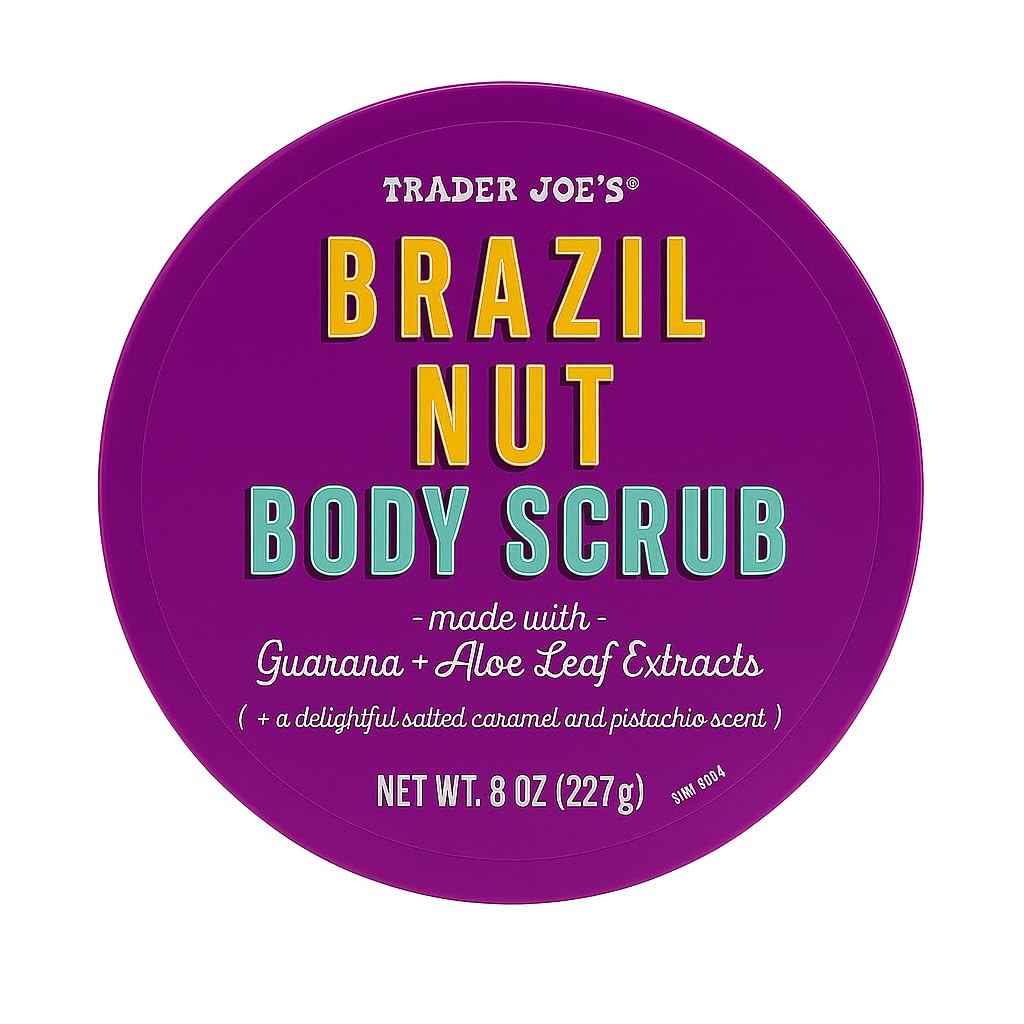 Trader Joes Brazil Nut Body Scrub 8 ออนซ์ (227 กรัม)