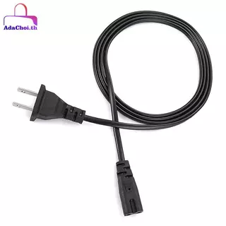 AdaChoi EU สายไฟ 2pin IEC320 C7 US สายไฟสําหรับ Dell แล็ปท็อปชาร์จ Canon Epson เครื่องพิมพ์วิทยุลําโพง PS4 XBOX LG Sony TH