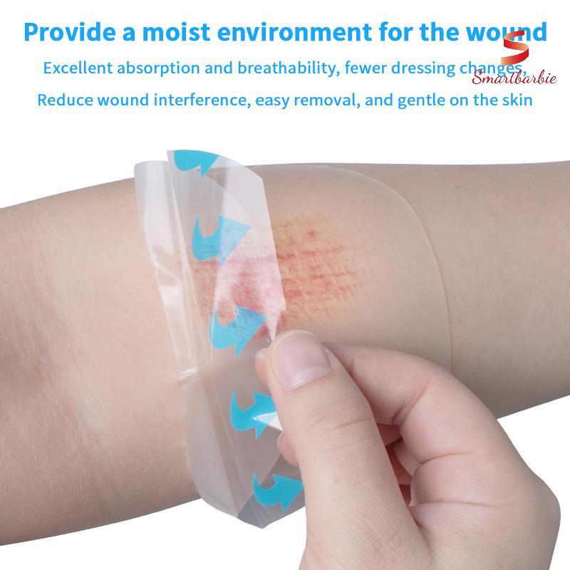 {Smartbarbie} 1/5 ชิ้น Self-Adhesive Patch Hydrocolloid Dressing มองไม่เห็น Breathable Wound Plaster