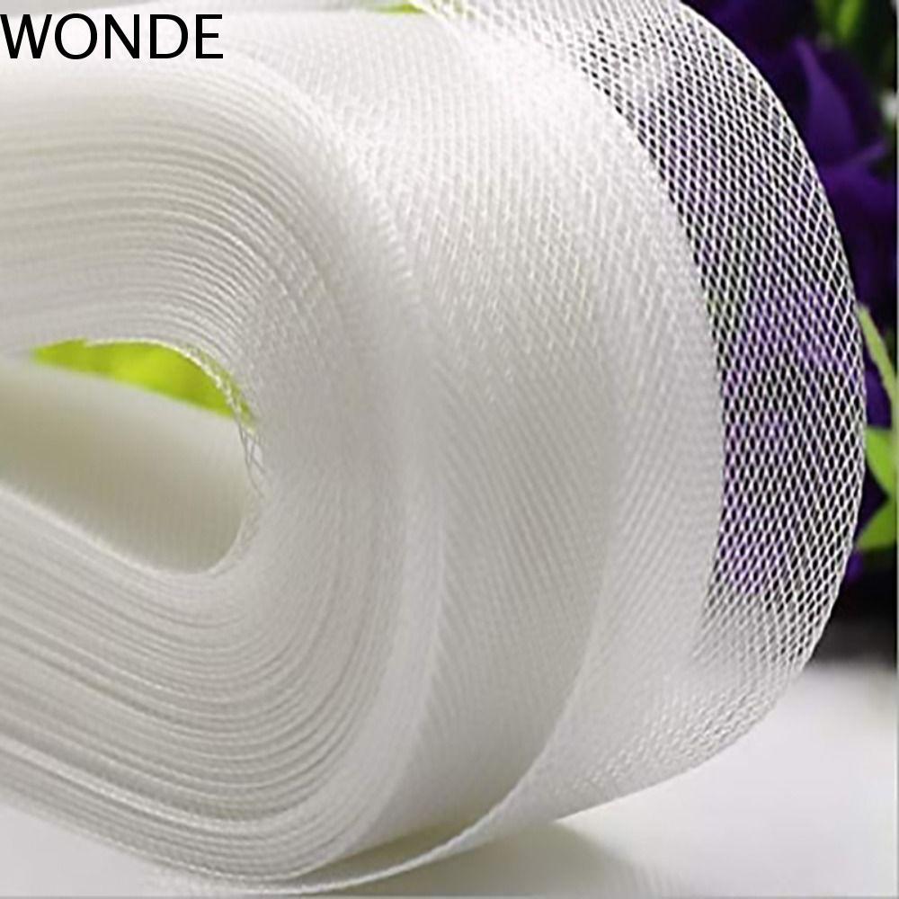 WONDE Braid ผ้า 50 หลา โพลีเอสเตอร์ สำหรับชุดเต้นรำและชุดแต่งงาน