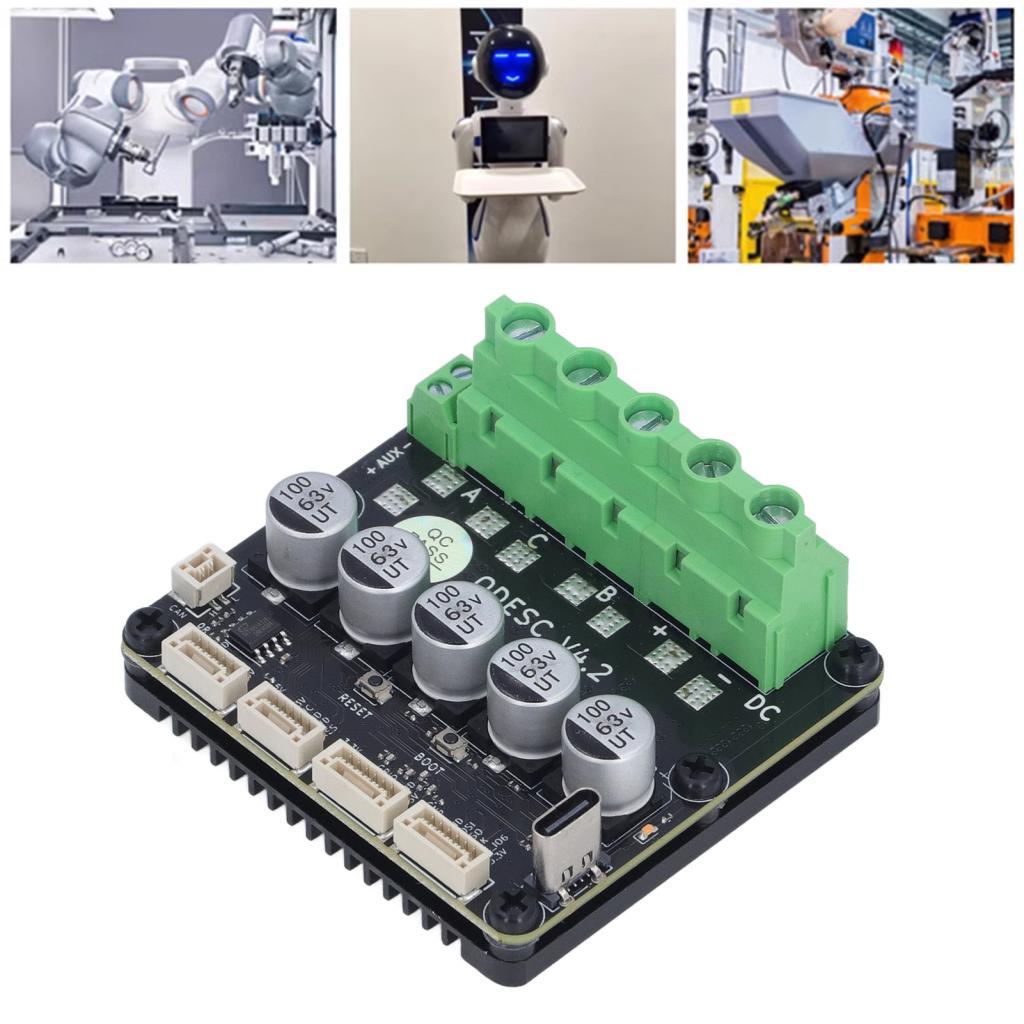 Ooidshop 8?24V Brushless Servo Motor Controller ขนาดใหญ่ DC Driver ใช้งานร่วมกับ FOC BLDC 16 ช่อง PW